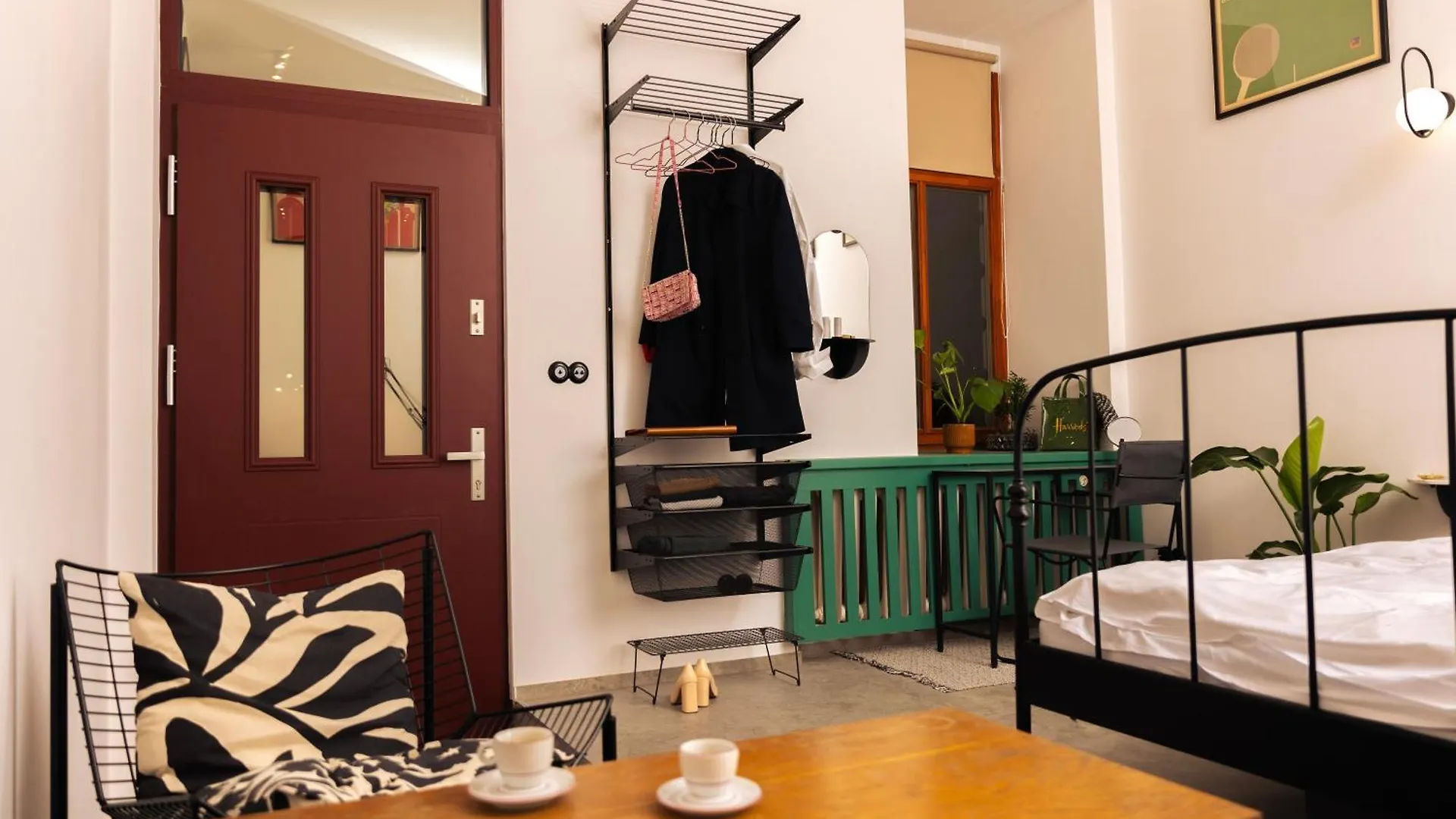 Central Poster Studio Apartment Warsaw Poland